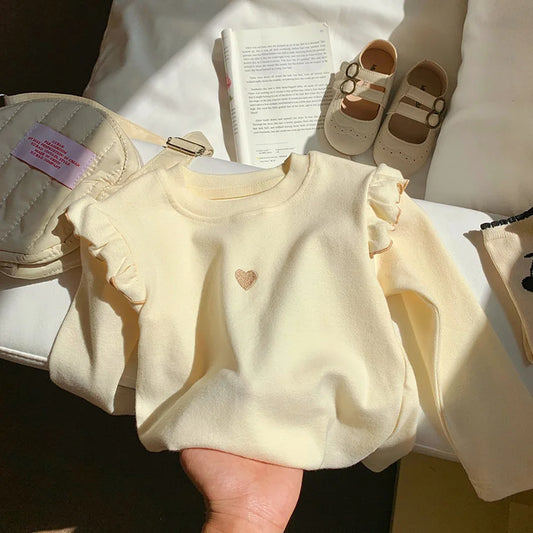 Baby Girls Long Sleeve T-shirt Clothes Spring and Autumn Style Baby Children's Clothes Kids Underwear Base Shirt Top