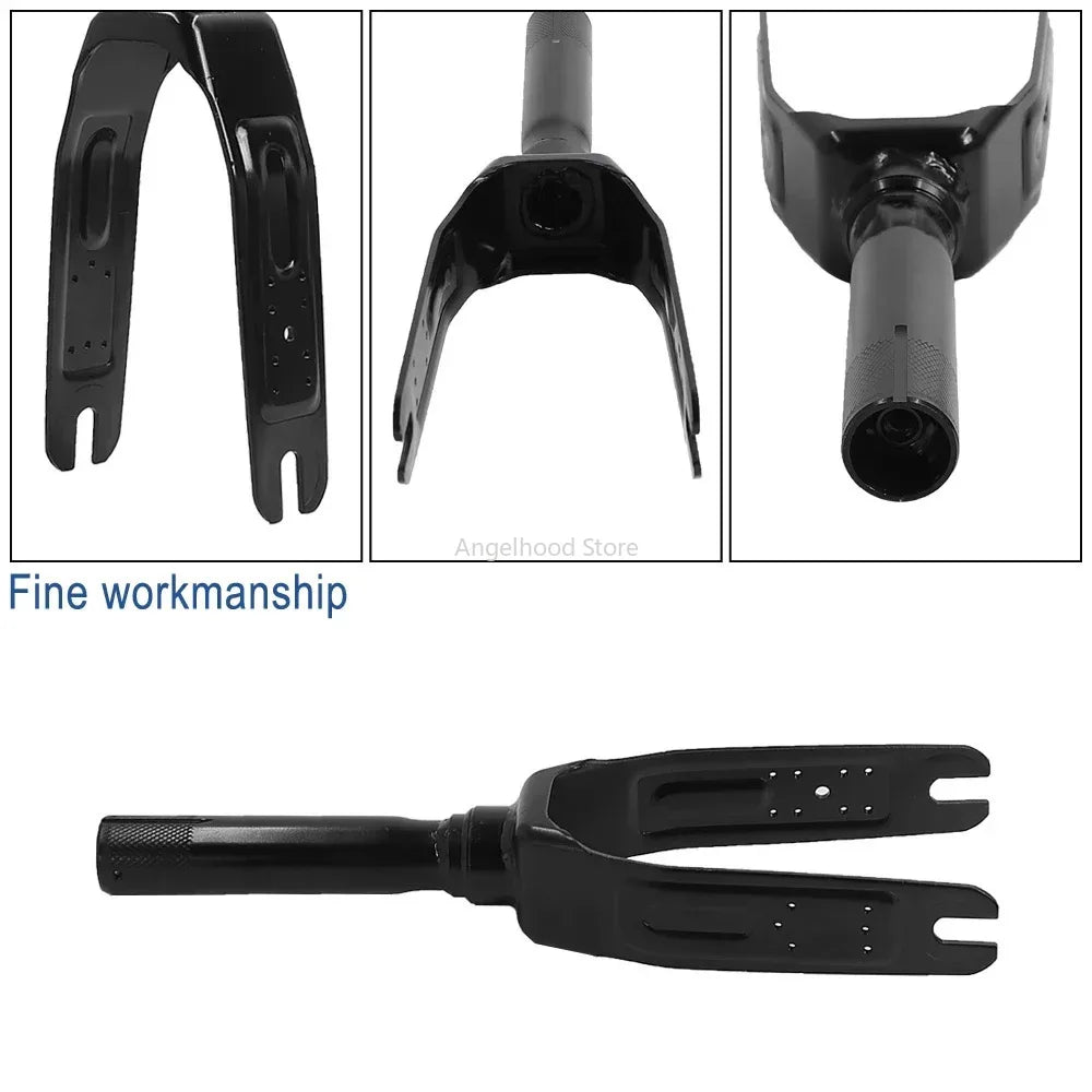 For Xiaomi Black Front Fork Accessory Electric Scooter Alloy Wheel Bracket Replacement Spare Parts 1Pcs