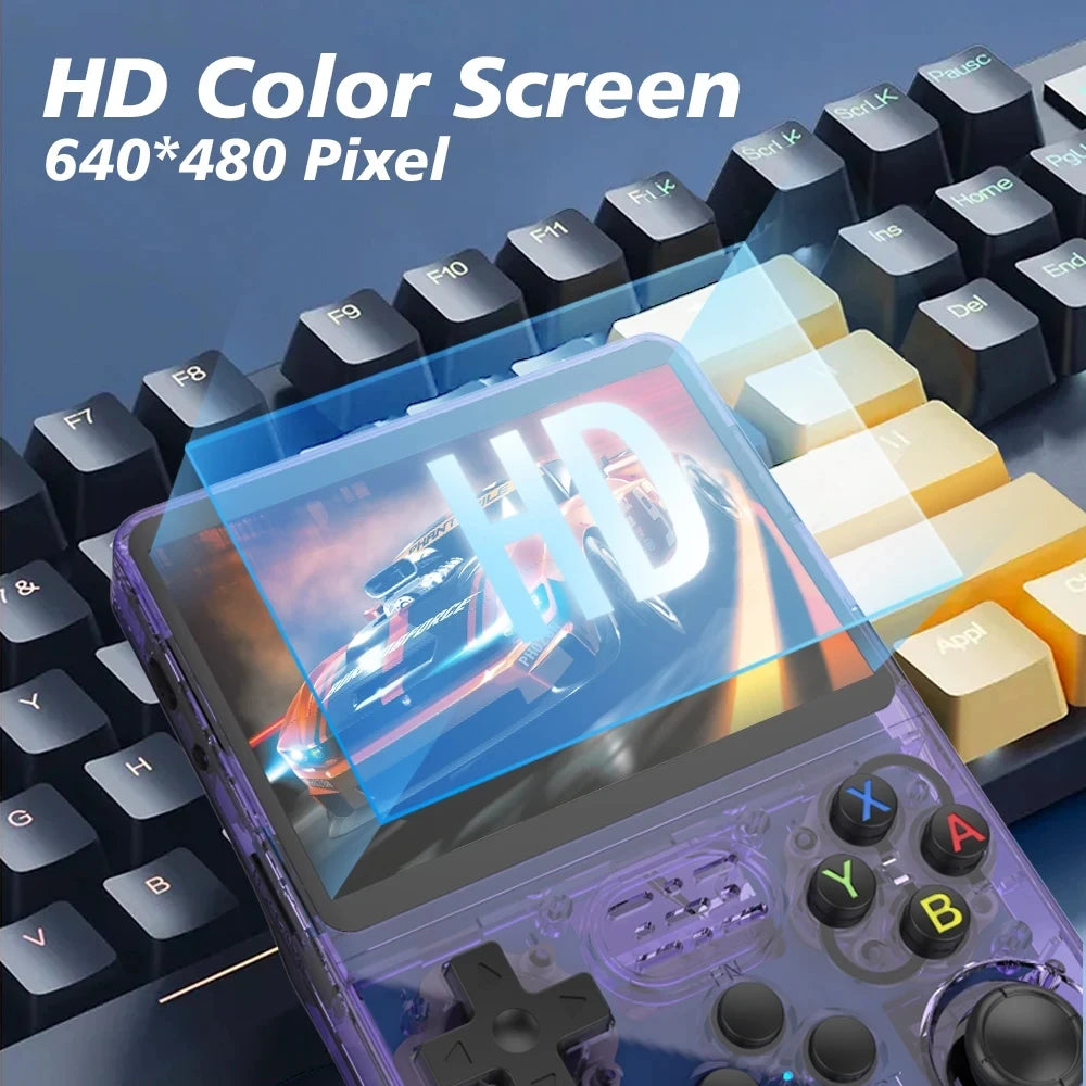 🎮 R36S Retro Pocket Console – 3.5" IPS Screen, Linux, 64GB Games, Multiple Colors 🎮