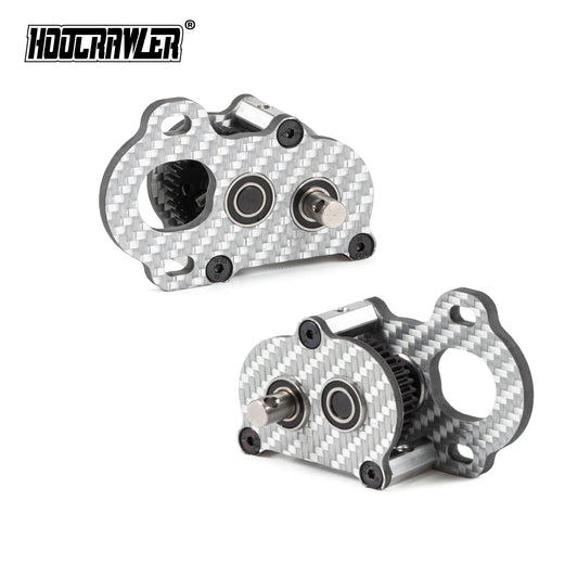 Silver Carbon 48 Pitch Ultralight Portal Transmission Tiny Gearbox for 1/10 Performance LCG Chassis  Comp Builds Rigs