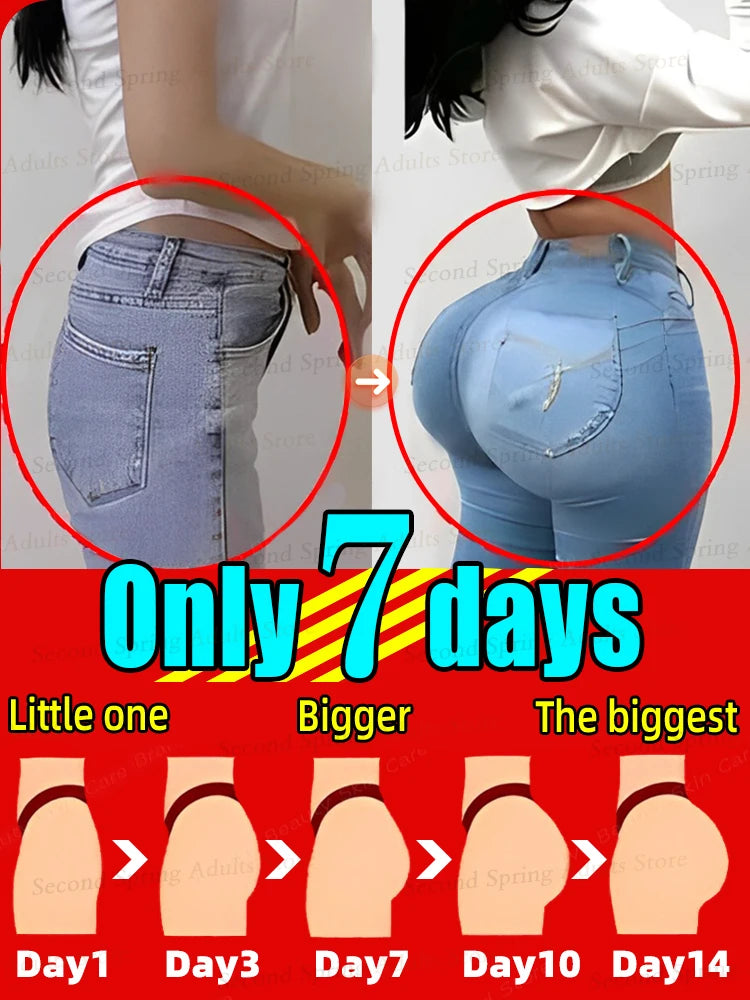Buttocks oil Enlarge buttocks Make them fuller Rounder More upright Shape