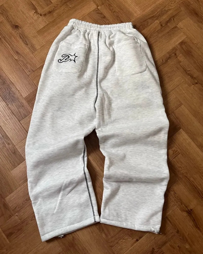 Man Embroidery Baggy Pants Cargo Streetwear Joggers Unisex Y2k Retro Goth Sweatpants Trousers Work Pants Harajuku Korean Clothes