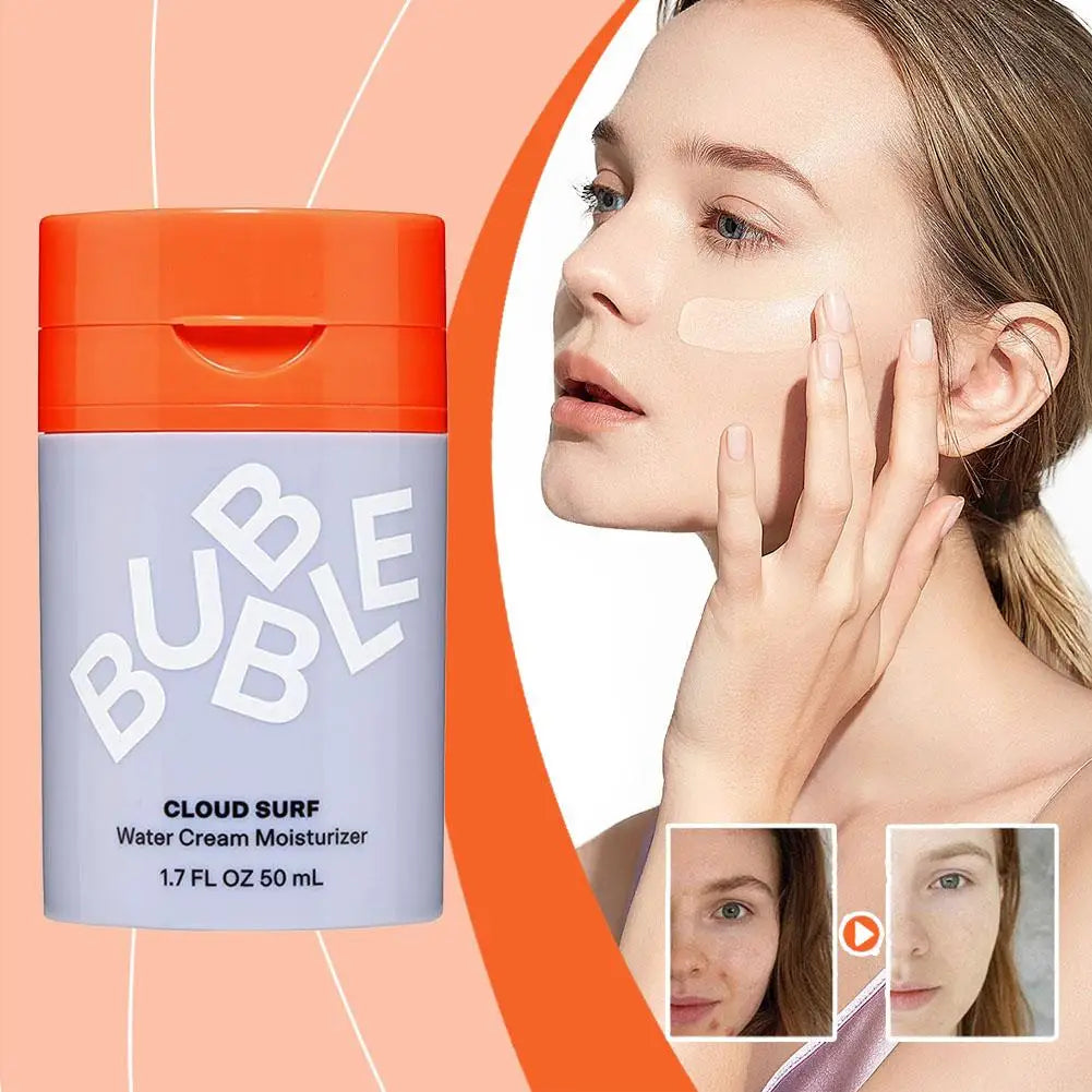 Bubble Skin Niacinamide Oil-Control Moisturizer Lightweight Smooth Nourishing Face for Normal Dry Skin Bubble Skin Moisturizer