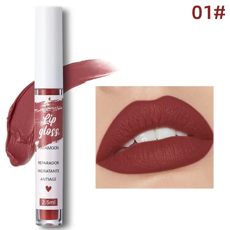 💄 Rose Red Matte Liquid Lipstick | Waterproof, Long-Lasting & Non-Stick 💄