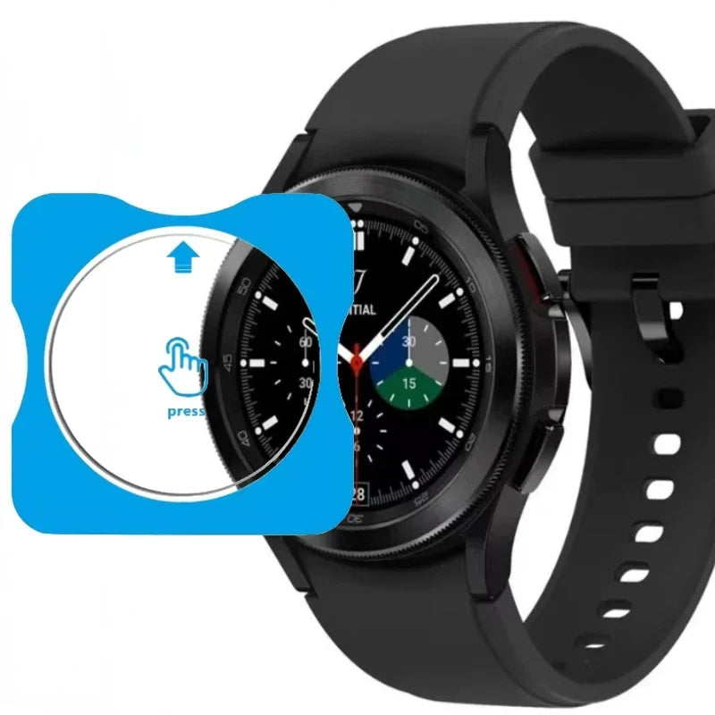 Quick Pasting Screen Film for Samsung Galaxy Watch Ultra 47mm Glass Protective Film Watch 8 7 6 5 4 40mm 44mm 8/6/4 Classic 46mm