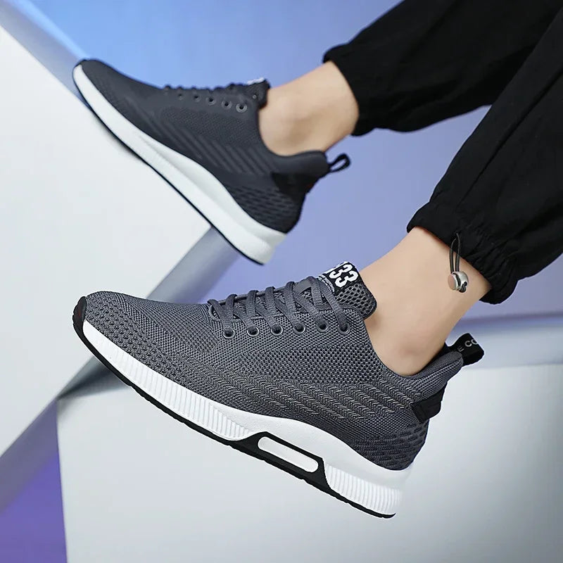 2024 Plus Size 37-46 Sneakers Men Height Increase Insoles 6cm Elevator Shoes Taller Heel Lift Zapatillas Men's Casual Shoes