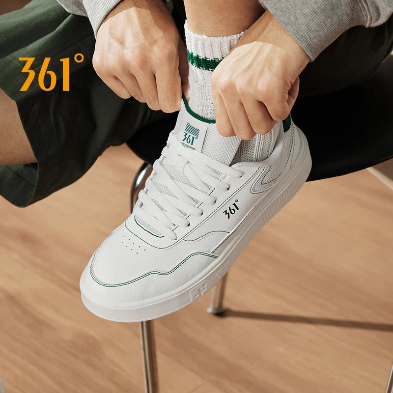 361 Degrees Men Board Shoes Versatile Durable Thick Sole Outdoor Breathable Trendy Lightweight Leisure Male Sneakers 672516630