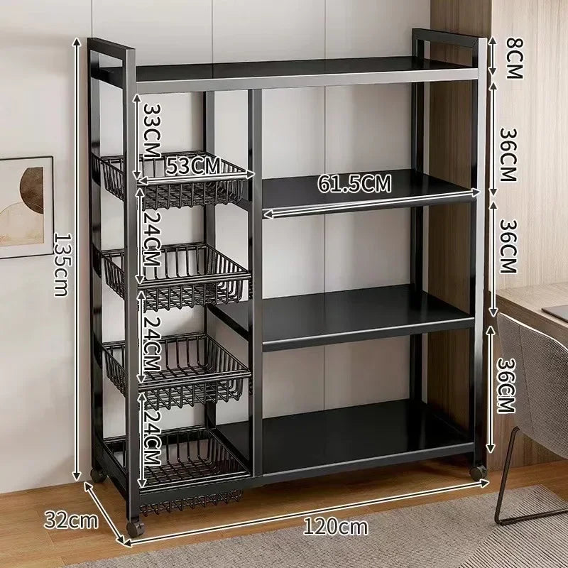 Extra Thick and Super Thick Fruit and Vegetable Storage Rack, Home Basket Storage Rack, Kitchen Storage Rack, Storages Racks