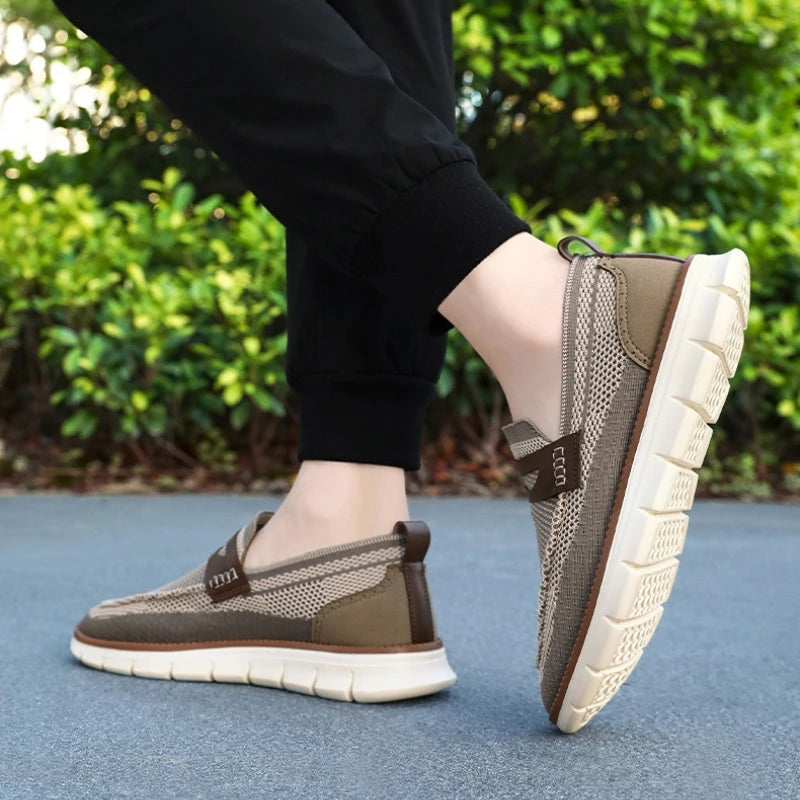 2025 Men's Casual Shoes Breathable Walking Couple Shoes for Outdoor Soft Lightweight Gym Sports Shoes Male Sneakers Trainers