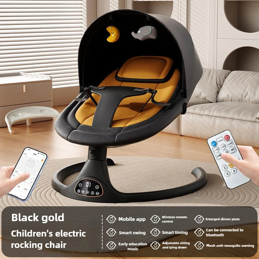 Baby Electric Soothing Cradle Bed Artifact Baby Multifunctional Sitting and Reclining Rocking Chair Electric Cradle APP