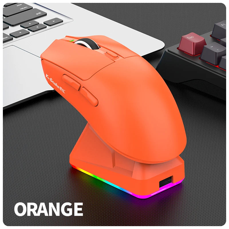 k-sanke x11 Bluetooth wireless mouse game three-mode e-sports laptop PAW311 desktop computer lightweight magnetic charging