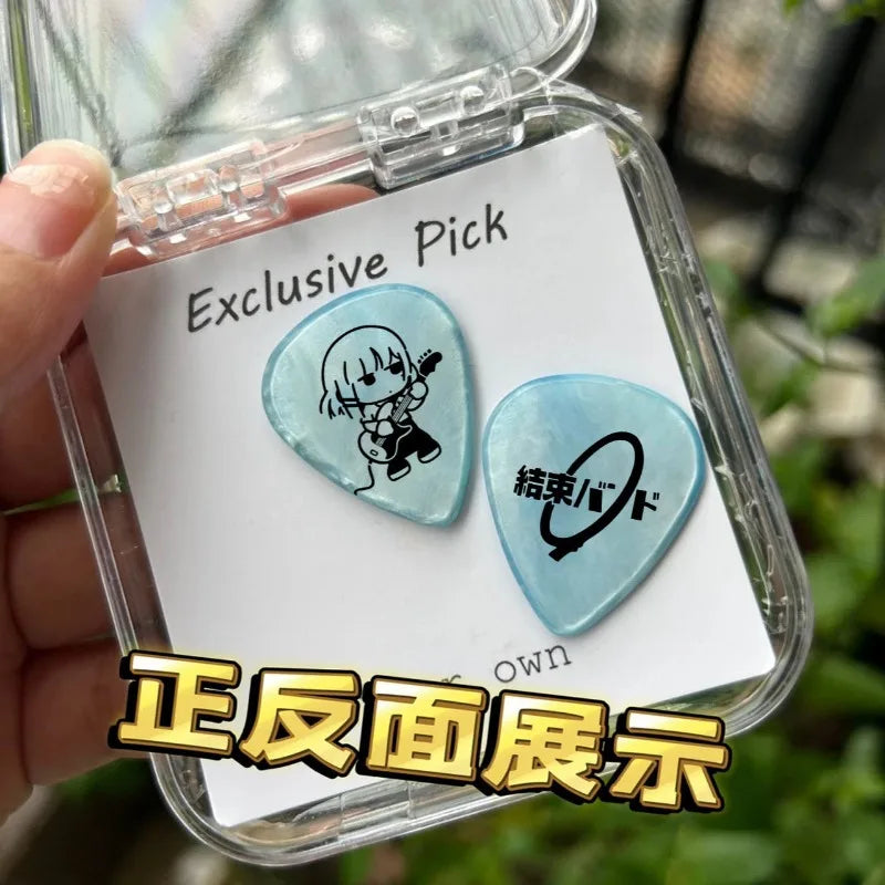 Bocchi The Rock Gotoh Hitori Ijichi Nijika Aa Yamada Ryo Anime Peripherals Bass, Electric Guitar Picks, High-Value Holiday Gifts
